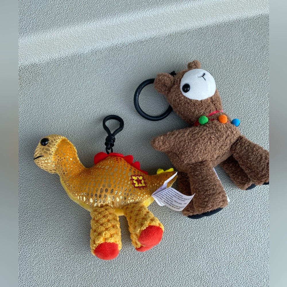 PLUSH Scentsy Buddy CLIP Llana LLAMA & Serra Dinosaur Stuffed AnimalsToy Doll